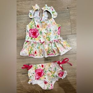 Sweet Honey Floral Two-Piece Swimsuit Bikini Tankini 2T